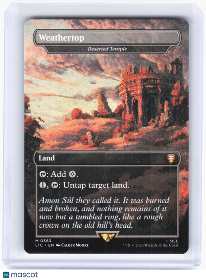 2023 Magic: The Gathering—Weathertop #363 (LTC)—Mythic Non-Foil