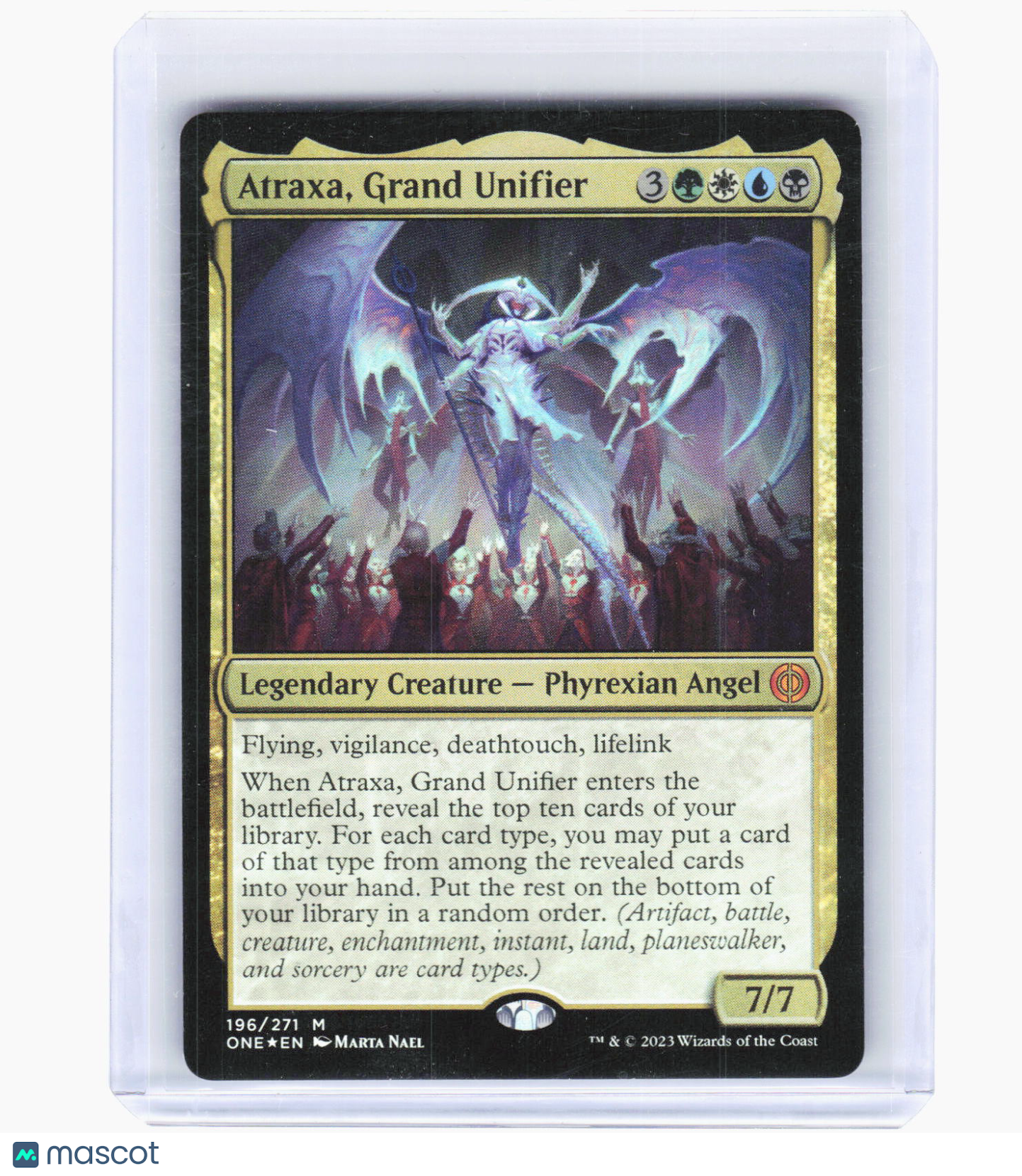 2023 Magic: The Gathering—Atraxa, Grand Unifier #196 (ONE)—Mythic Foil