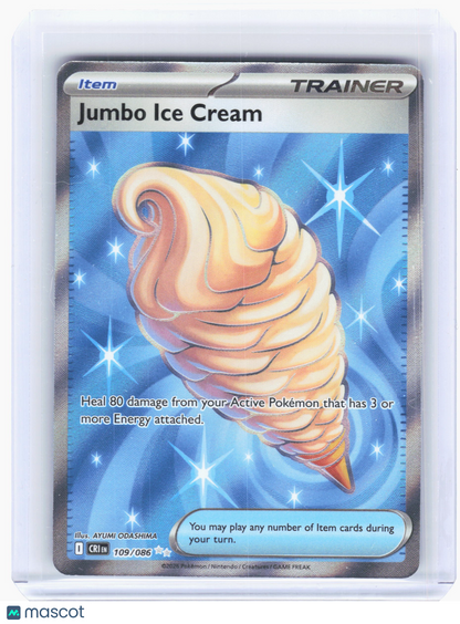 2026 Pokemon—Jumbo Ice Cream #109 Chaos Rising—Ultra Rare Holo