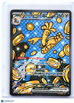 2025 Pokemon—Gholdengo ex #164/131 Prismatic Evolutions—SIR Holo