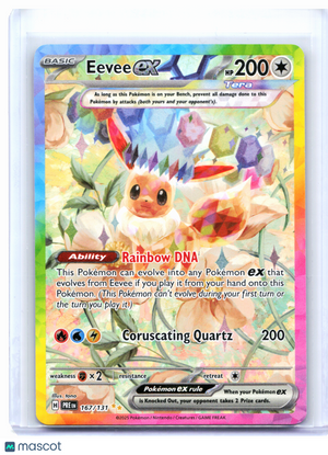 2025 Pokemon—Eevee ex #167/131 Prismatic Evolutions—Special Illustration Rare