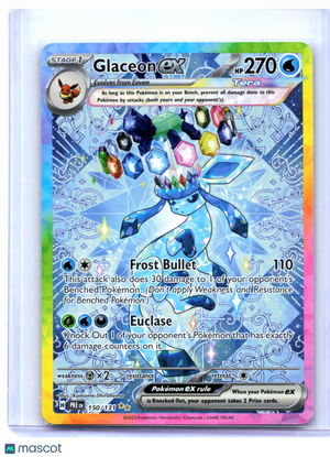 2025 Pokemon—Glaceon ex #150/131 Prismatic Evolutions—Special Illustration Rare