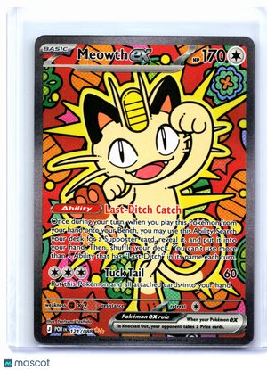 2026 Pokemon—Meowth ex #121/088 Perfect Order—Special Illustration Rare Holo