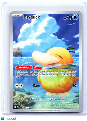 2026 Pokemon—Psyduck #226/217 Ascended Heroes—Illustration Rare Holo