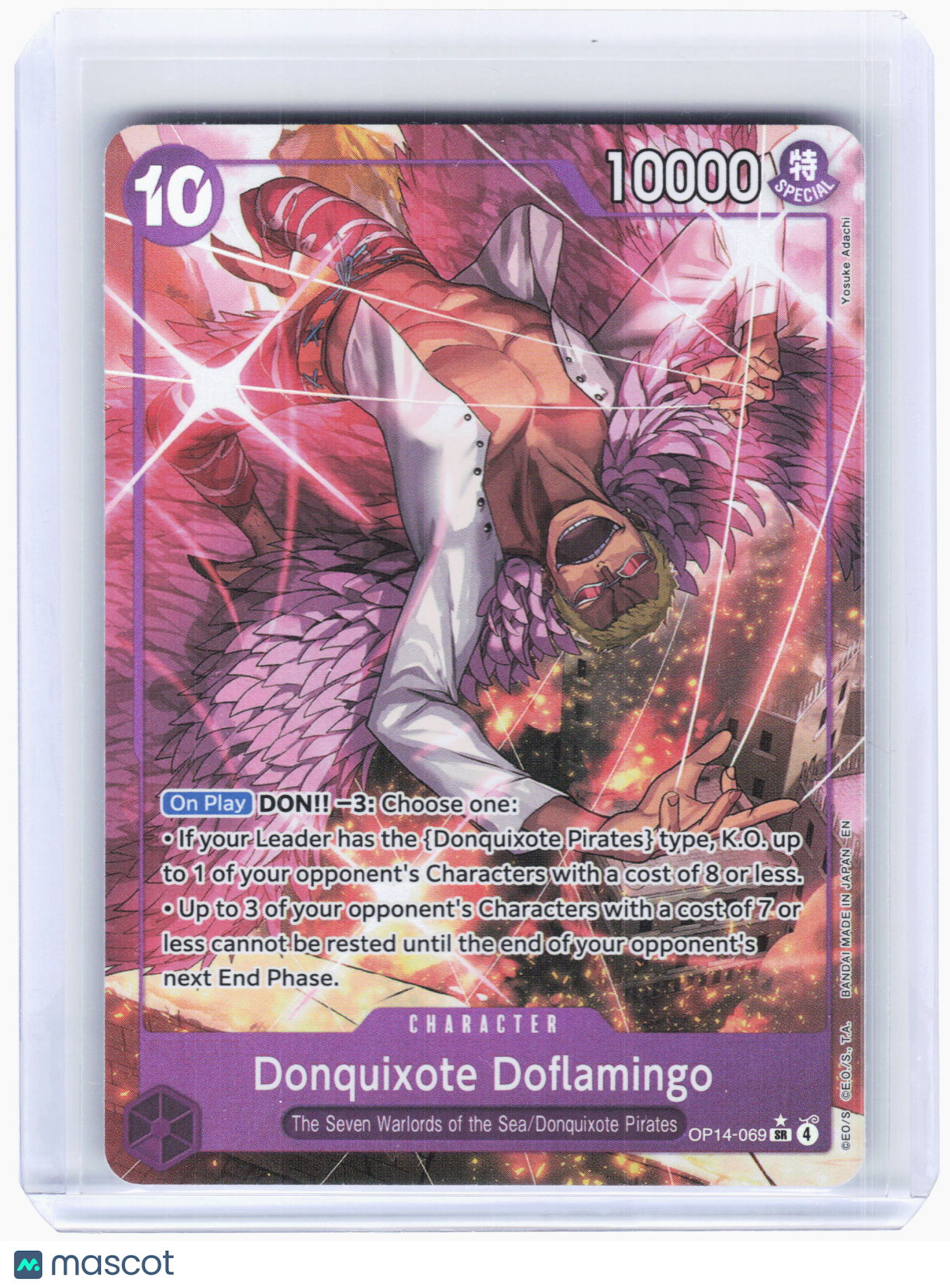2026 One Piece Card Game—Donquixote Doflamingo #OP14-069—SR Holo (Alternate Art)