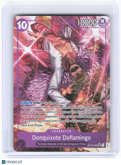 2026 One Piece Card Game—Donquixote Doflamingo #OP14-069—SR Holo (Alternate Art)
