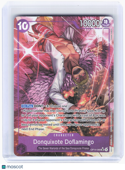 2026 One Piece Card Game—Donquixote Doflamingo #OP14-069—SR Holo (Alternate Art)