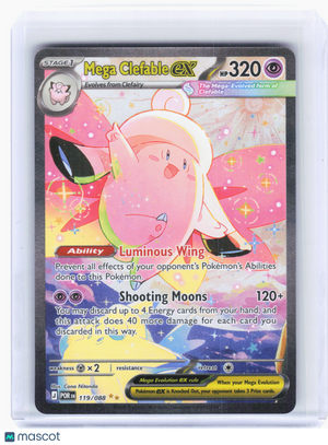 2026 Pokemon—Mega Clefable ex #119 Perfect Order—Special Illustration Rare Holo