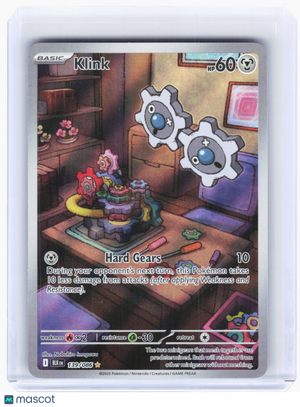 2025 Pokemon—Klink #139 Black Bolt—Illustration Rare Holo