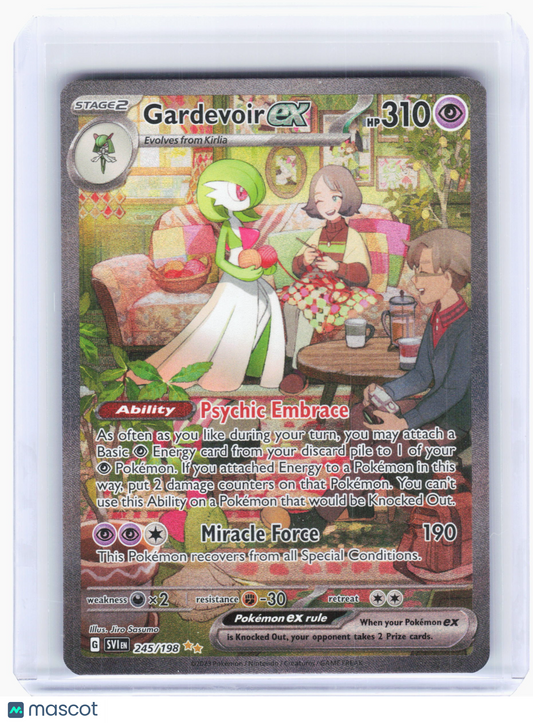 2023 Pokemon—Gardevoir ex #245 Scarlet & Violet Base Set—SIR Holo [LP]