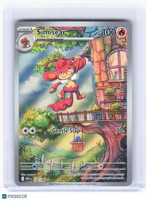 2025 Pokemon—Simisear #100 White Flare—Illustration Rare Holo