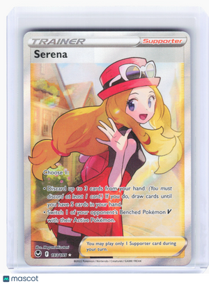 2022 Pokemon—Serena #193 Silver Tempest—Ultra Rare Holo