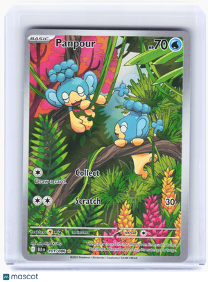 2025 Pokemon—Panpour #101 Black Bolt—Illustration Rare Holo