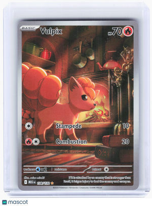 2025 Pokemon—Vulpix #138 Mega Evolution—Illustration Rare Holo