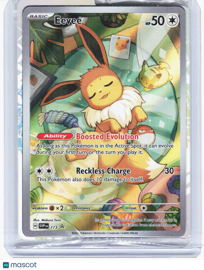 2025 Pokemon—Eevee #173 Scarlet & Violet—Black Star Promo Holo [Sealed]