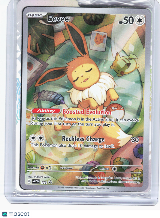 2025 Pokemon—Eevee #173 Scarlet & Violet—Black Star Promo Holo [Sealed]
