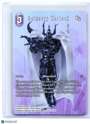 2025 FF TCG—Delusory Warlock (Full Art) #Re-123C/13-070C Legacy Collection—Foil