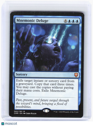 2020 Magic: The Gathering—Mnemonic Deluge #82 Commander Legends—Mythic Non-Foil