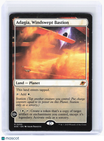 2025 Magic The Gathering—Adagia Windswept Bastion #250(EOE)—Mythic Non-Foil (LP)