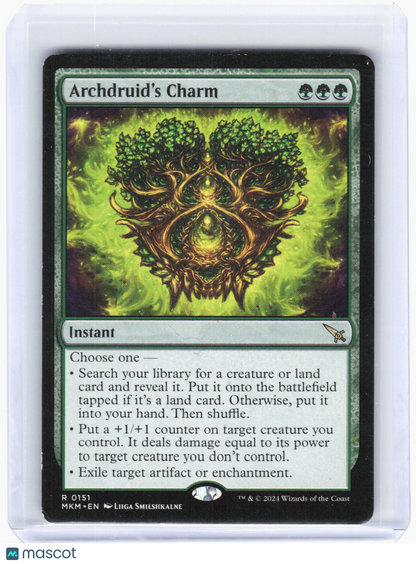 2024 Magic: The Gathering—Archdruid's Charm #151 (MKM)—Rare Non-Foil (LP)