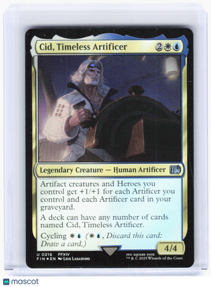 2025 Magic: The Gathering—Cid, Timeless Artificer #216 (FIN)—Uncommon Foil