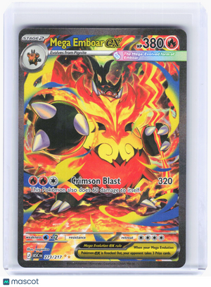 2026 Pokemon—Mega Emboar ex #273/217 Ascended Heroes—SIR Holo