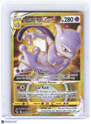 2022 —Mewtwo VSTAR (Secret) #86/78 Pokemon GO—Secret Rare Gold