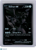 2025 Pokemon—Zekrom ex #172/086 Black Bolt—Black White Rare Holo