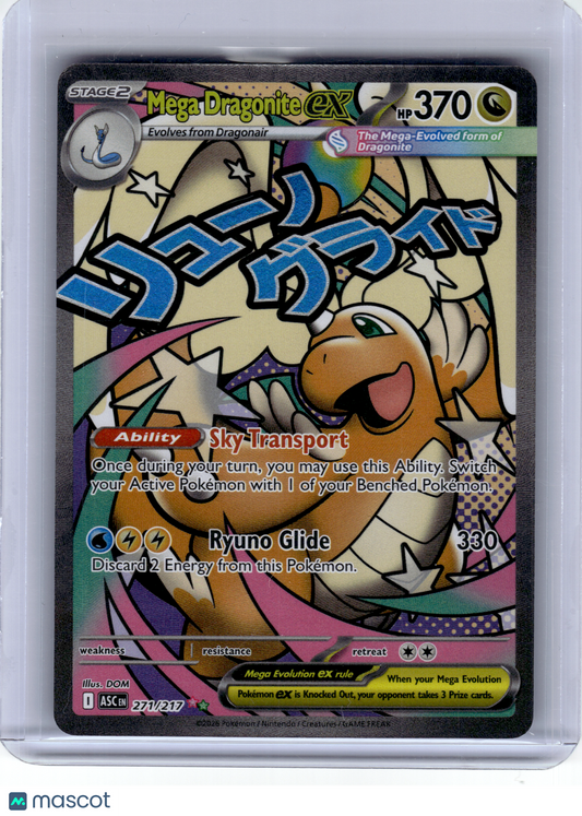 2026 Pokemon—Mega Dragonite ex #271 Ascended Heroes—Mega Attack Holo