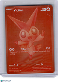 2025 Pokemon—Victini #171/086 Black Bolt—Black White Rare Holo