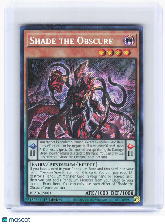 2020 Yu-Gi-Oh! TCG—Shade the Obscure #BLZD-EN083 Blazing Dominion—SR Foil 1st ED
