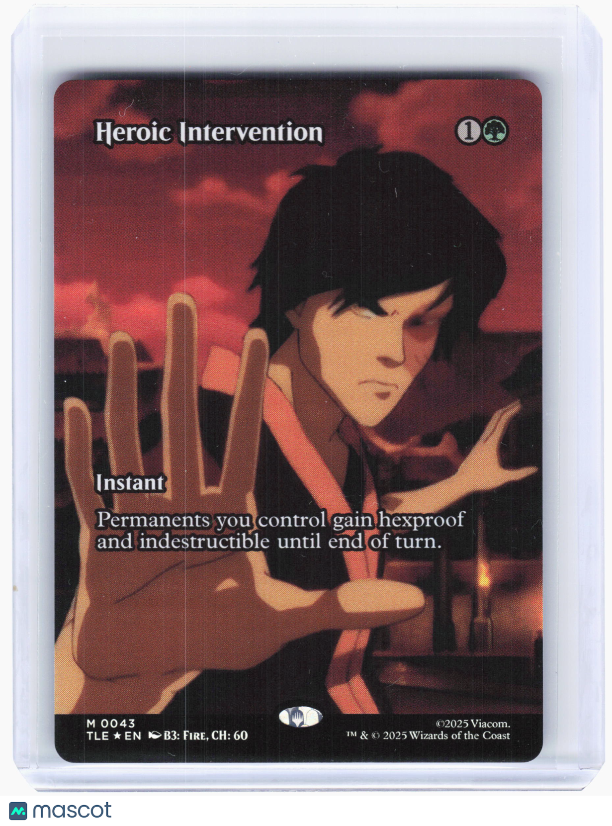 2025 Magic: The Gathering—Zuko #0043 TLE—Mythic Rare Foil (Borderless)