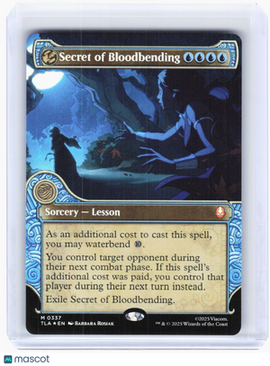 2025 MTG—Secret of Bloodbending #0337 TLA—M Rare Foil (Extended Art) Showcase