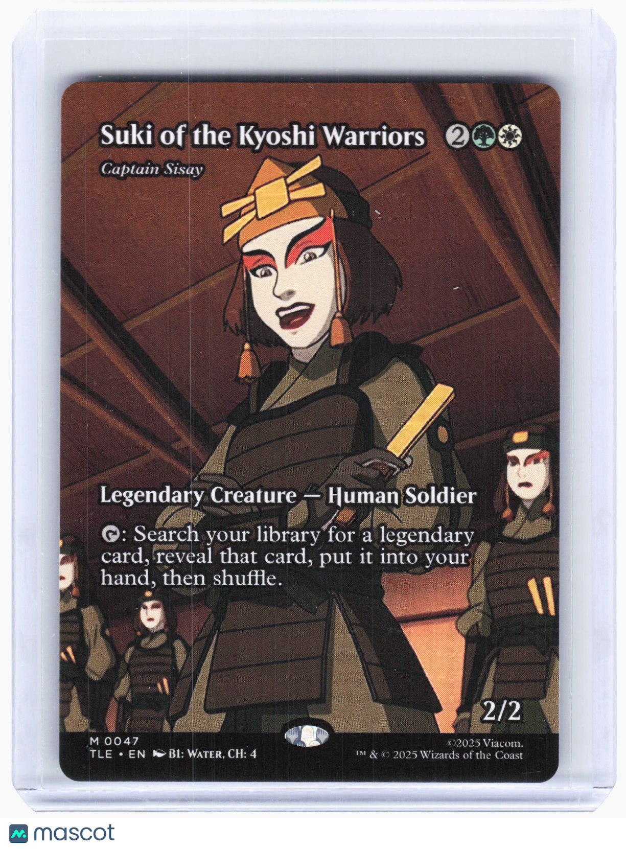 2025 MTG—Suki of the Kyoshi Warriors #0047 TLE—Mythic Rare Nonfoil (Borderless)