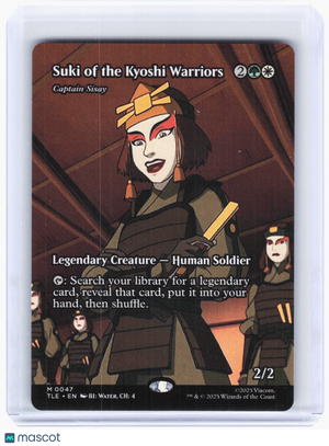 2025 MTG—Suki of the Kyoshi Warriors #0047 TLE—Mythic Rare Nonfoil (Borderless)