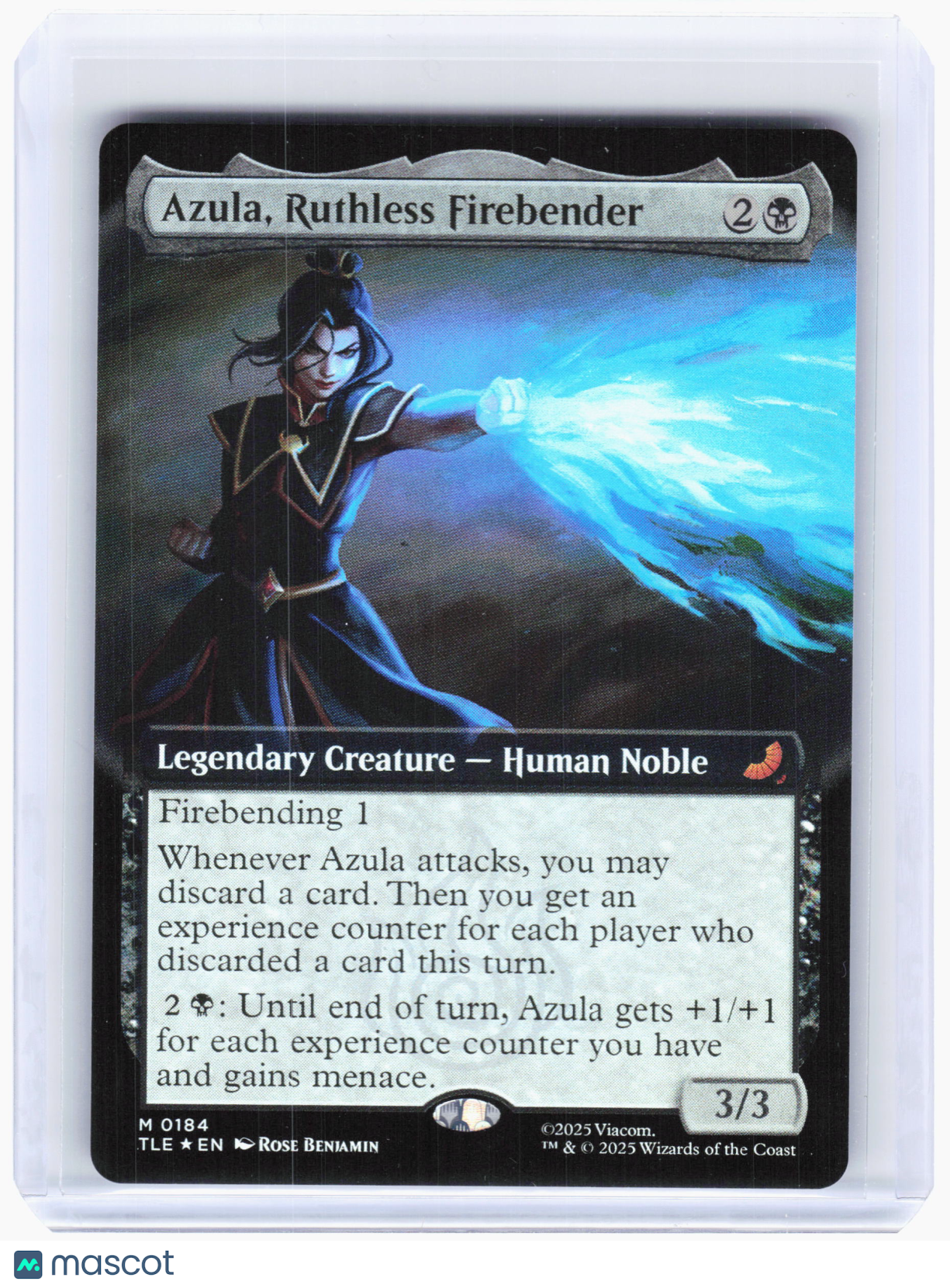 2025 MTG—Azula, Ruthless Firebender #0184 TLE—Mythic Rare Foil (Extended Art)