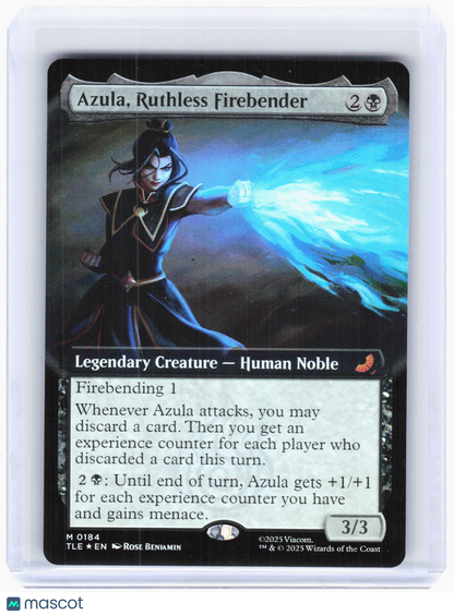 2025 MTG—Azula, Ruthless Firebender #0184 TLE—Mythic Rare Foil (Extended Art)