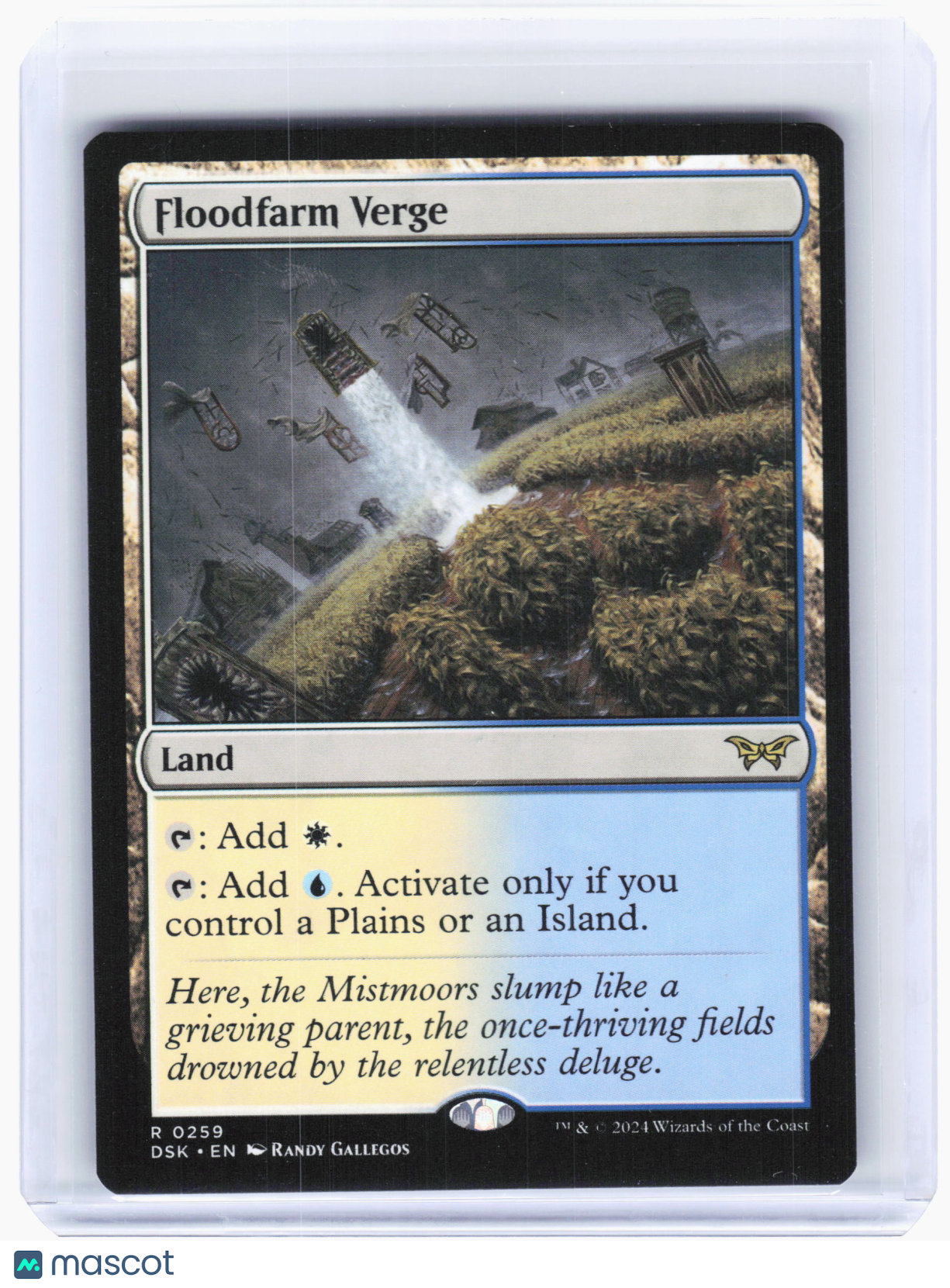 2024 Magic: TG—Floodfarm Verge #0259 Duskmourn: House of Horror—Rare Nonfoil