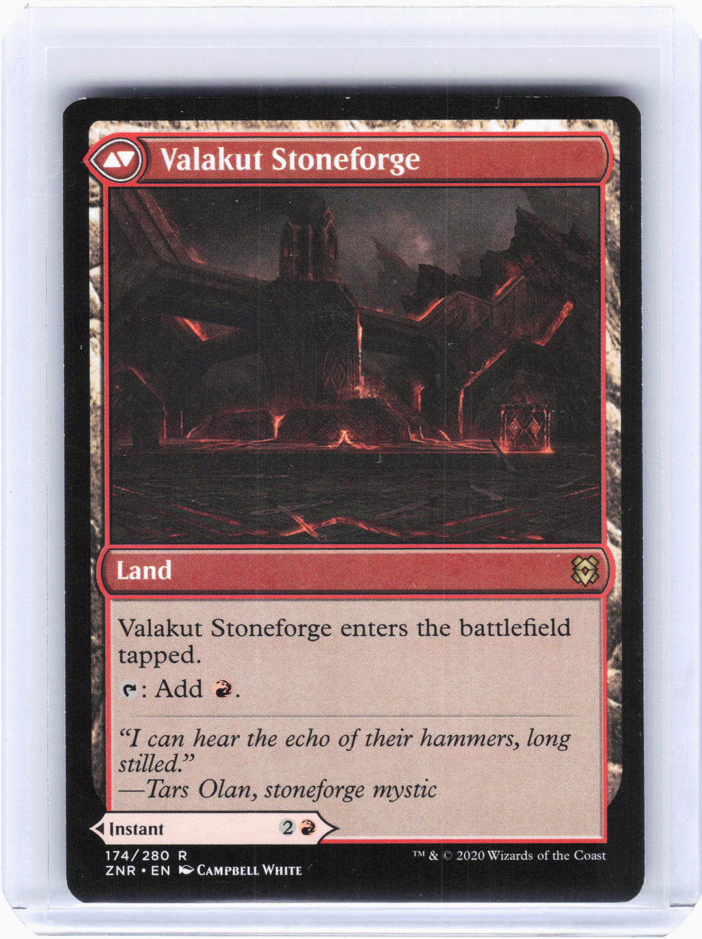 2020 Magic: The Gathering—Valakut Awakening #174 ZNR—Rare Nonfoil (Double-Sided)