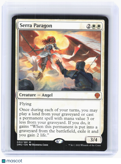 2022 Magic: TG—Serra Paragon #032 Dominaria United—Mythic Rare Nonfoil