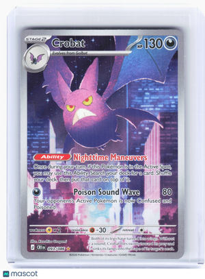 2026 Pokemon—Crobat #93 Chaos Rising—Illustration Rare Holo