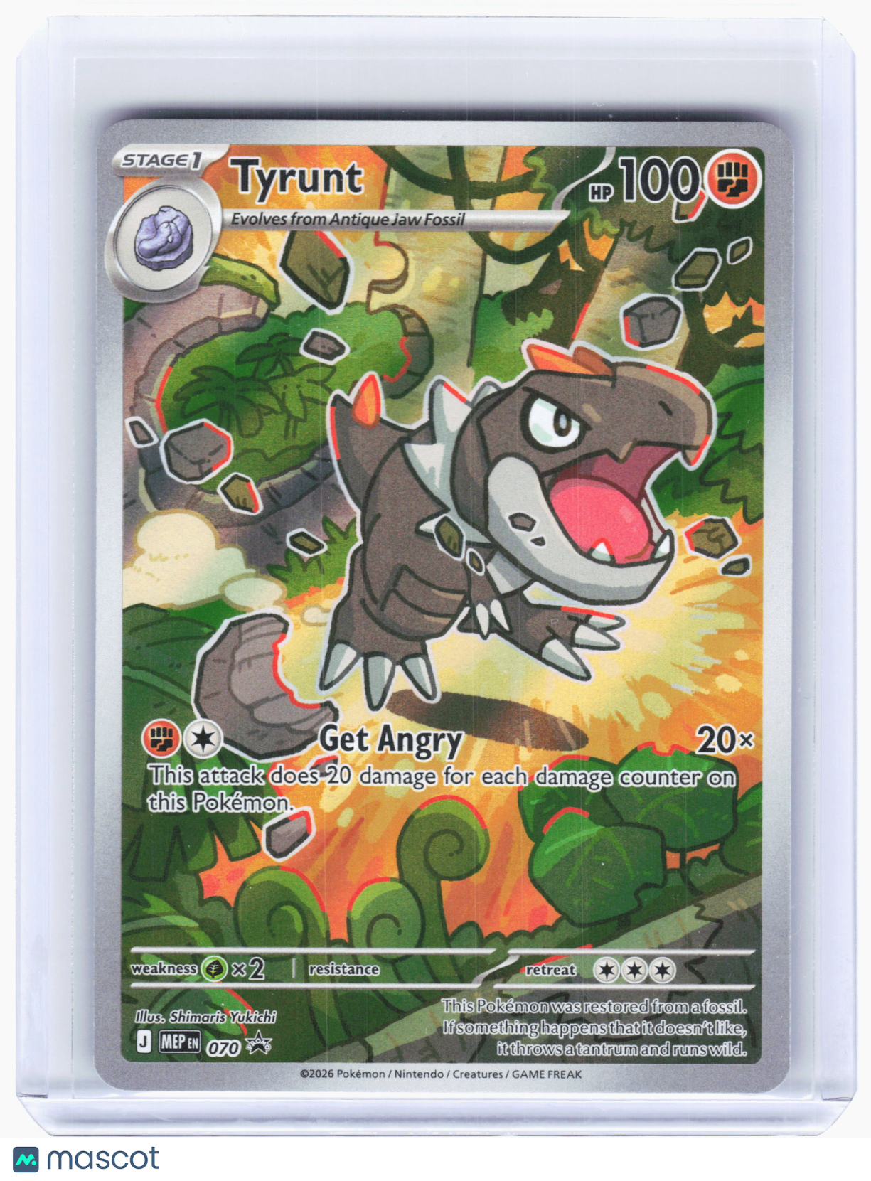 2026 Pokemon—Tyrunt #070 Mega Evolution Promo—Black Star Promo Holo