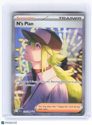 2025 Pokemon—N's Plan #170 Black Bolt—Special Illustration Rare Holo