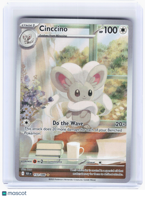 2025 Pokemon—Cinccino #153 Black Bolt—Illustration Rare Holo