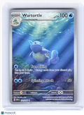2023 Pokemon—Wartortle #171 Scarlet & Violet 151—Illustration Rare Holo