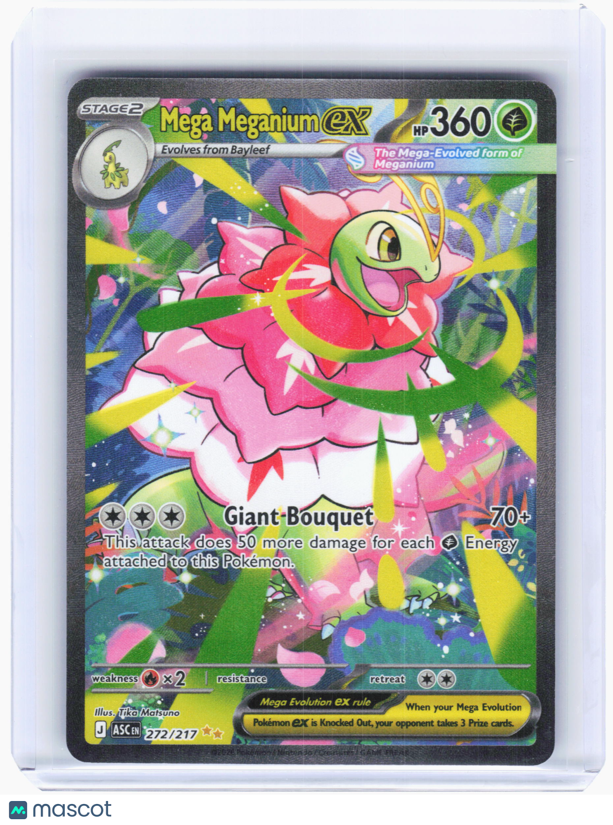 2026 Pokemon—Mega Meganium ex #272 Ascended Heroes—Special Illustration Rare