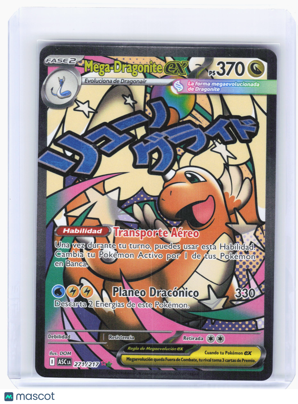 2026 Pokemon—Mega Dragonite ex #271 Ascended Heroes—Mega Attack Rare Spanish