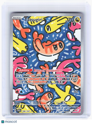 2024 Pokemon—Tatsugiri #186 Twilight Masquerade—Illustration Rare Holo