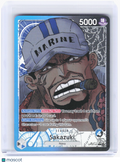 2023 One Piece Card Game—Sakazuki (Alt Art) #OP05-041 (OP05)—Leader Foil (LP)