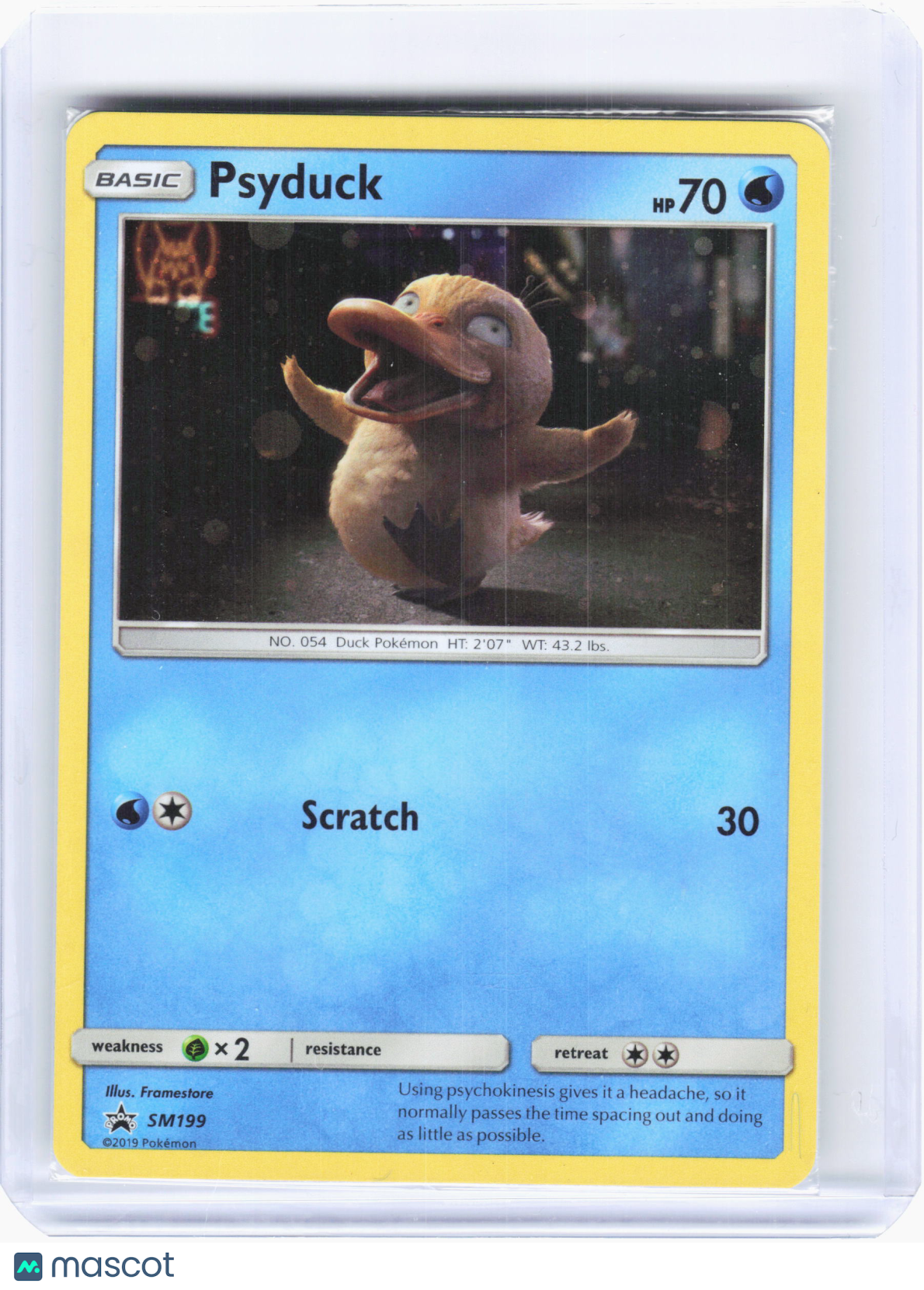 2019 Pokemon—Psyduck #SM199 SM Promos—Promo Nonholo [Sealed]